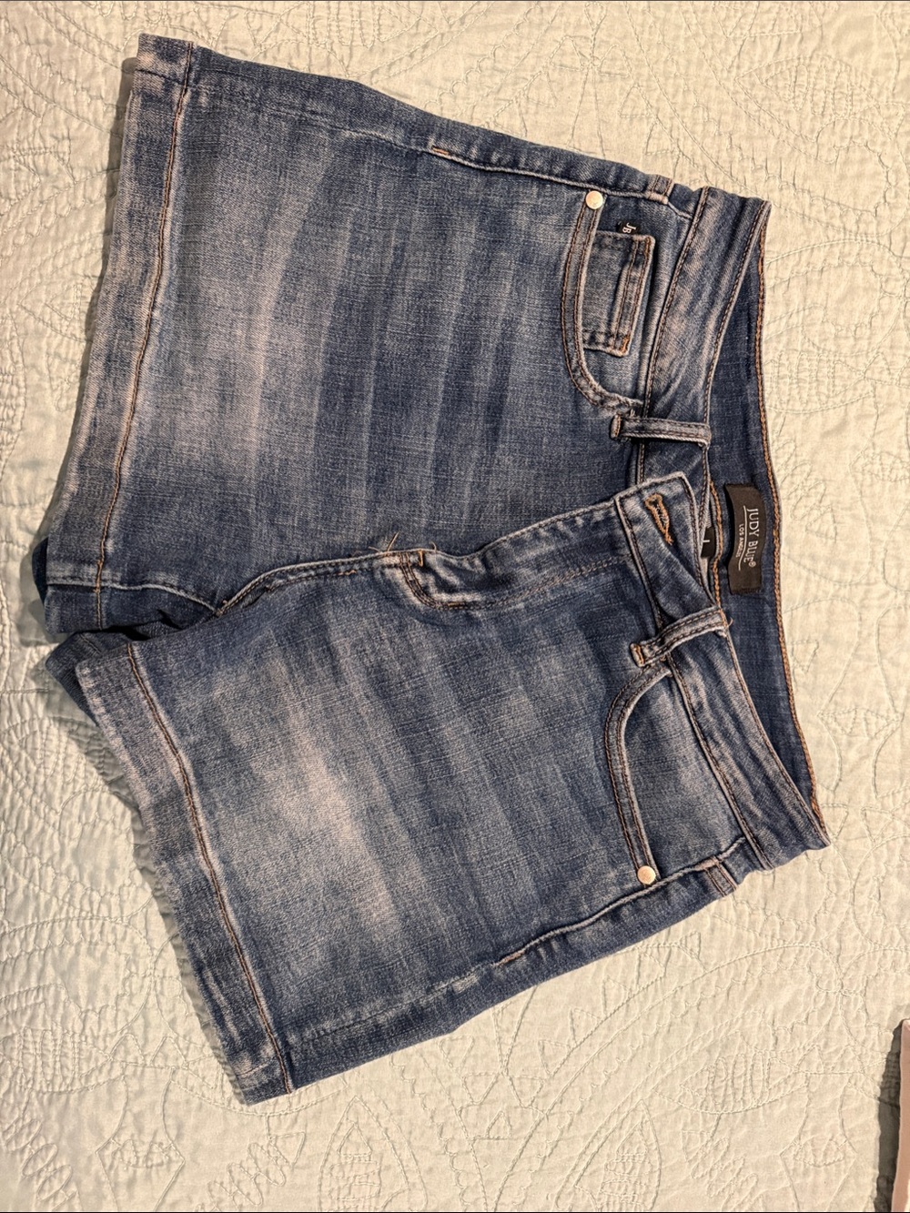 Judy Blue Light Wash Denim Jean Shorts